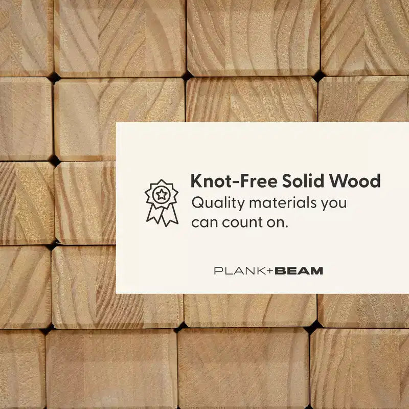 Lit superposé double en bois massif Plank+Beam pour adulte