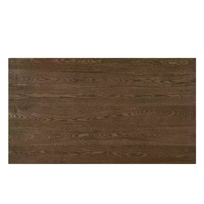 Ensemble de salle à manger Christopher Knight Home Simon 5 pièces en bois d'hévéa de style milieu de siècle avec chaises rembourrées en tissu bouclé