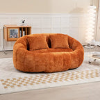 GDFStudio - Canapé paresseux 2 places en chenille Laurel avec mousse haute densité et confort surdimensionné