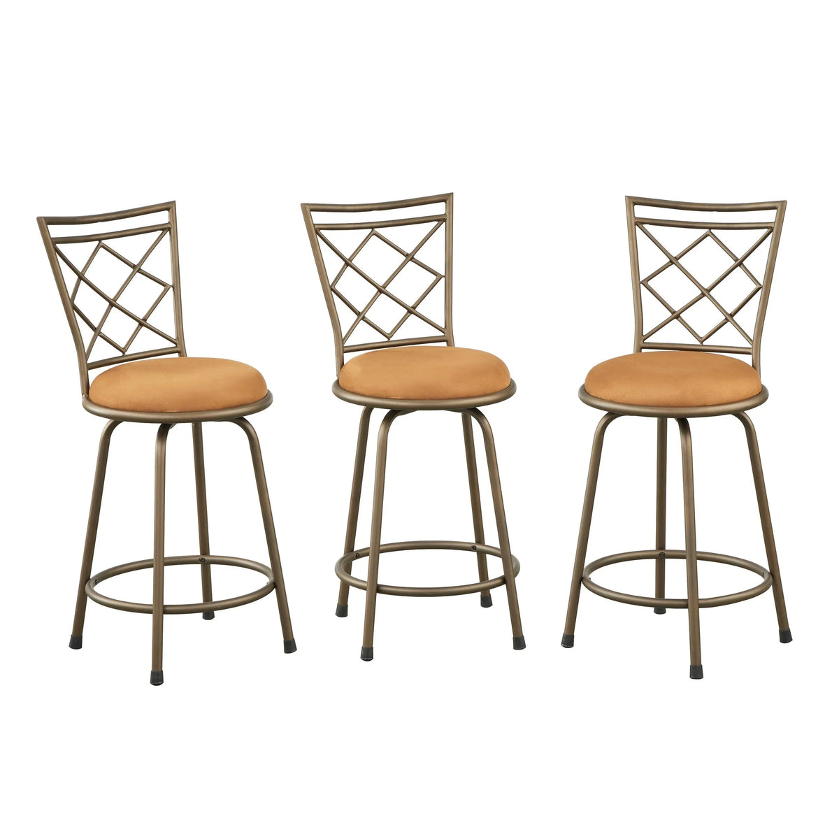 Tabourets Alyssa à hauteur réglable et pivotants Simple Living (lot de 3)