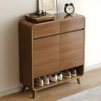 Meuble de rangement pour chaussures de couloir en bois moderne, taille moyenne