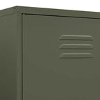 vidaXL Armoire vert olive 90x50x180 cm Acier