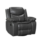Fauteuil inclinable massant et chauffant en cuir, assise large et durable