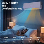 Climatiseur mini-split Karl Home 3 zones 28000 BTU 20 SEER2 avec pompe à chaleur (9K+9K+18K)