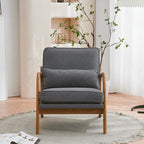 Fauteuil d'appoint rembourré Mid-Century Modern