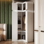93.9H/74.2H Armoires Penderie Placard Rangement avec Tiroirs