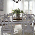 Chaise d'appoint à dossier droit Splat de Magnolia Manor (lot de 2)
