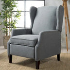 Fauteuil inclinable à dossier haut, rembourré, style classique, pour salon