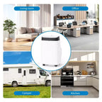 Climatiseur portable 10 000 BTU, Climatiseur de maison avec télécommande pour pièce jusqu'à 42 m², fonctions 3-en-1/minuterie 24h/roulettes