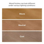 Lit double Plank+Beam Farmhouse avec tête de lit, plateforme en bois massif