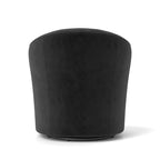 Fauteuils pivotants à 360 degrés en velours capitonné moderne SEYNAR avec dossier touffeté (lot de 2)