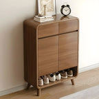 Meuble de rangement pour chaussures de couloir en bois moderne, taille moyenne