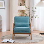 Fauteuil d'appoint rembourré Mid-Century Modern