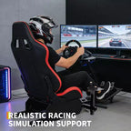 Cockpit de simulation de course pliable, support de volant réglable pour G29/G920/G923, compatible avec Thrustmaster, Fanatec, Hori, Mad Catz, angle de pédale réglable