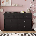Commode à langer polyvalente Famapy : Conception convertible, tiroirs spacieux, évolutive avec votre tout-petit