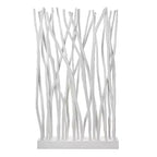JONATHAN Y Tranquil 39W x 68H Paravent bohème côtier en branches de teck fabriquées à la main, un seul panneau
