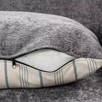 61.6 Canapé-lit convertible moderne en chenille avec ports USB, porte-gobelets et dossier réglable pour salon, appartement