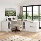 Bureau informatique Westbrook 60W avec étagère par Bush Furniture