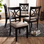 Lot de 4 chaises de salle à manger Clarke - Baxton Studio