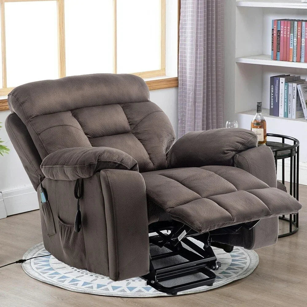 Fauteuil inclinable électrique releveur de massage chauffant