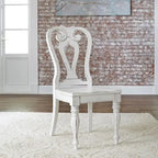 Chaise d'appoint à dossier droit Splat de Magnolia Manor (lot de 2)