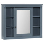 Meuble-lavabo de salle de bain moderne de 91 cm avec lavabo et armoire de toilette, 2 portes et 2 tiroirs