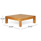 Ensemble de conversation d'extérieur Brava 6 pièces en bois d'acacia par Christopher Knight Home