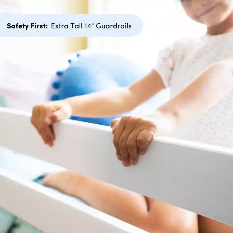 Lit superposé en bois massif pour enfants avec tiroirs de rangement
