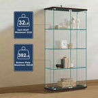 Vitrine en verre 64,5 X 32 avec serrure