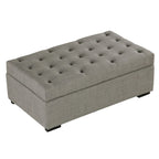 Pouf lit pliant, pouf de 126 cm avec lit pliant, pouf-lit convertible avec matelas à mémoire de forme et design capitonné