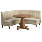 Ensemble de banquette rembourrée 3 pièces Lifestorey Kerrington à dossier capitonné