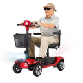 Trottinette électrique pliable à 4 roues pour adultes, capacité de 150 kg, pour usage extérieur