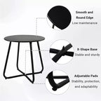 Ensemble de patio extérieur 5 pièces en osier GRANDPATIO avec causeuse