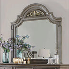 Commode et miroir traditionnels 2 pièces à 9 tiroirs Vame par Furniture of America