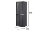 Lot de 2 armoires de rangement de garage Sterilite à 4 étagères réglables, gris
