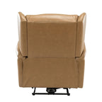 Fauteuil inclinable électrique Eduardo en cuir véritable avec port USB (ensemble de 2)