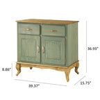 Buffet Vert en Bois