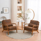 Fauteuil d'appoint rembourré Mid-Century Modern