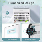 Climatiseur portable 3-en-1 Costway 8000 BTU avec ventilateur, déshumidificateur et mode veille