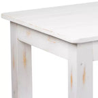 Table de salle à manger de ferme rectangulaire en pin massif 46 x 30 Flash Furniture