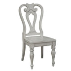 Chaise d'appoint à dossier droit Splat de Magnolia Manor (lot de 2)