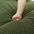 Fauteuil d'appoint pivotant à 360°, Fauteuil pivotant rond en forme de baril avec coussin pour salon
