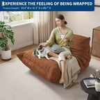Canapé sectionnel modulaire, canapé Togo avec assise profonde