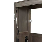 Lit escamotable double avec éclairage LED, peut être plié en armoire, armoire-lit murale dissimulée pour chambre d'amis