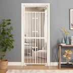 unipaws Barrière Extra Haute pour Chat 188 cm avec Portes et Serrures