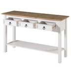 Console de table en bois 3 tiroirs Corona | Furniture Dash - S.O.