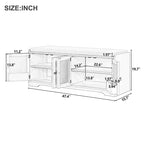 Banc de rangement rustique en bois Whisen, banc à chaussures d'entrée avec coussin amovible, étagères réglables