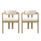 Chaise de salle à manger moderne sophistiquée Conrad avec accoudoirs par Christopher Knight Home