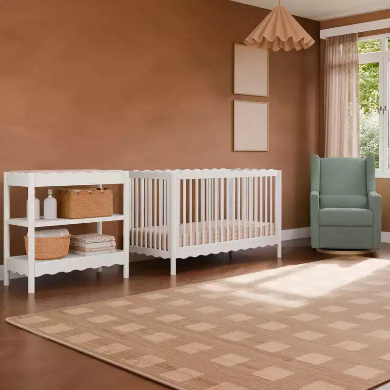 Lit de bébé convertible 4-en-1 Swell de Babyletto avec kit de conversion en lit de tout-petit
