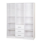 Palace Imports Armoire Cosmo 3 portes 100 % bois massif avec portes en bois massif ou portes miroir